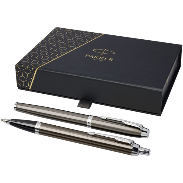 Parker IM rollerball and ballpoint pen set