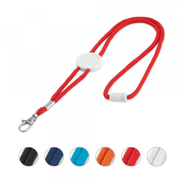 WEAVE. Verstelbare polyester lanyard